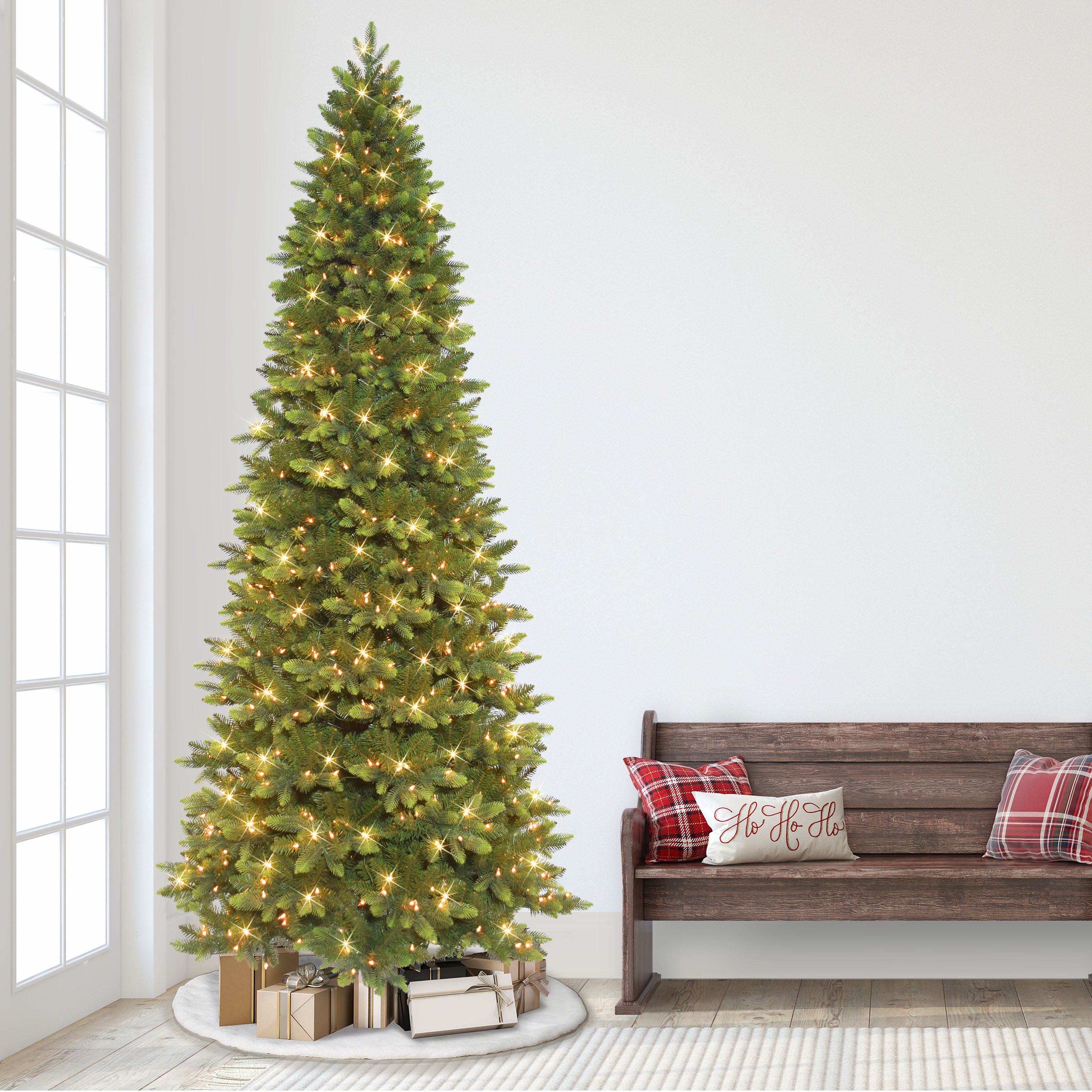 9ft Pre-lit Slim Westford Spruce Christmas Tree